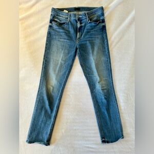 Mother - women’s 31 - midrise dazzler ankle - stretch denim